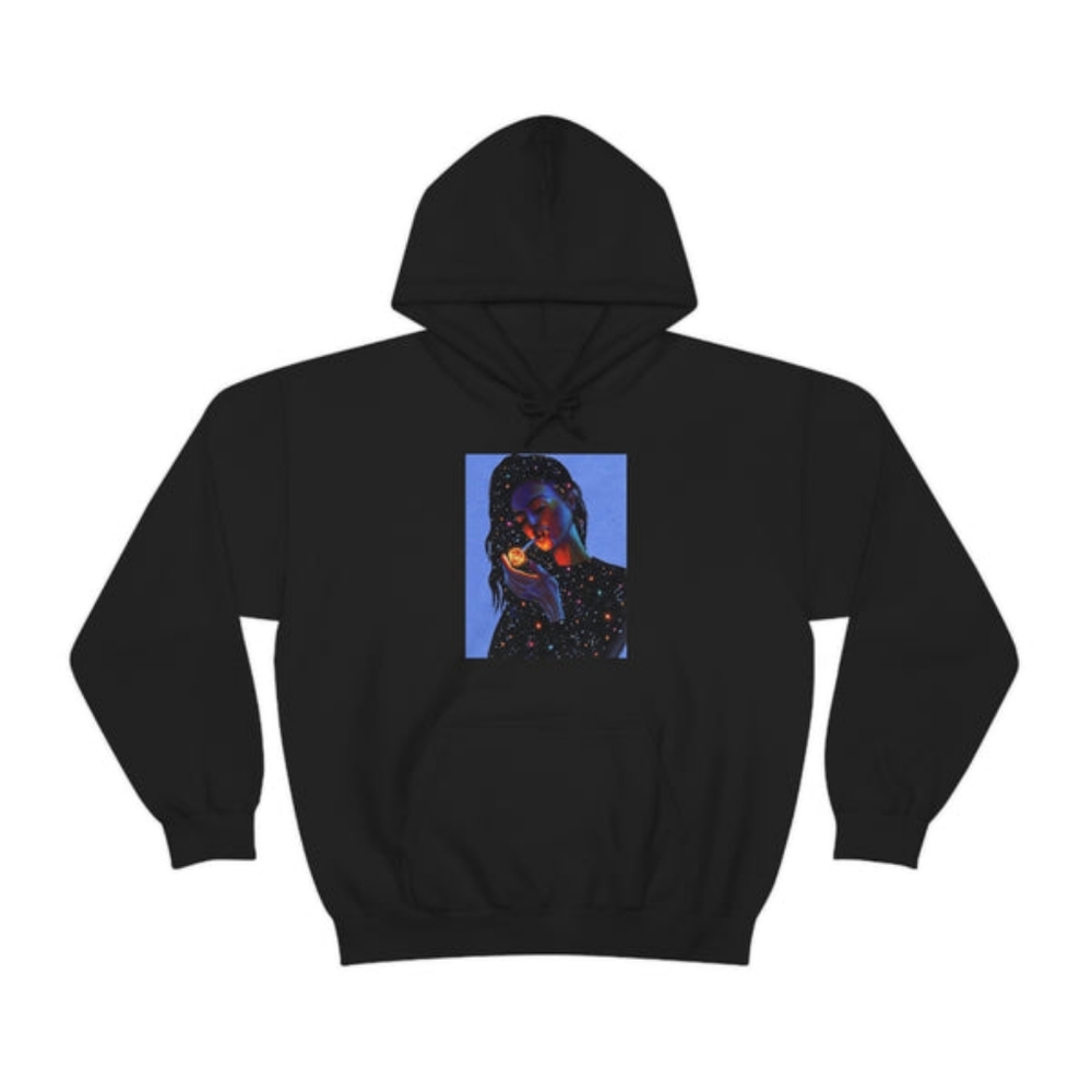 Starry Girl Trippy Unisex Hoodie